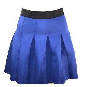 Silence + noise Blue mini skirt